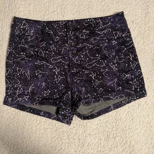 HOT TOPIC COBRA STARSHIP HOT MESS BOOTY SHORTS